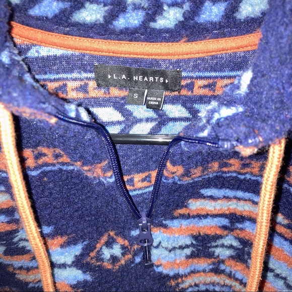 PacSun aztec teddy quarter zip - Picture 3 of 4